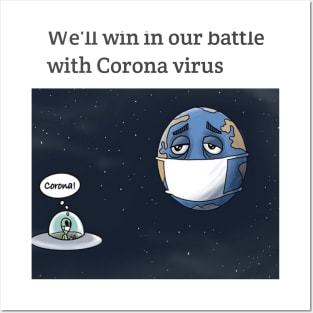 Kill corona-virus Posters and Art